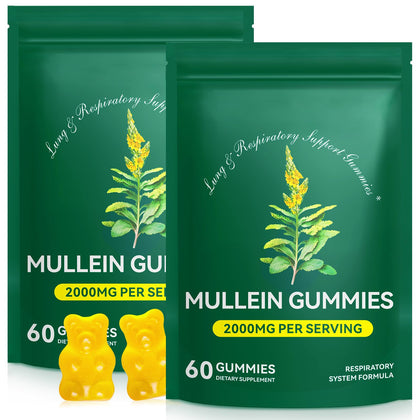 Gummies Mullein Ruduwu 2000mg en boîte vue de face