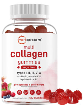 Gummies Multi Collagène Micro Ingredients vue de face avec emballage