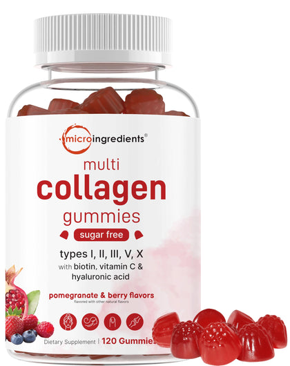 Gummies Multi Collagène Micro Ingredients vue de face avec emballage