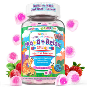 Gummies multiminéraux Nextdia pour enfants 230g, pot ouvert