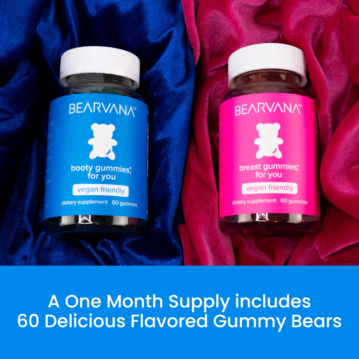 Gummies multivitaminés BEARVANA boîte contenant 120 gummies