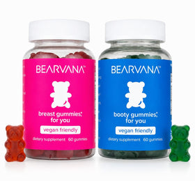 Gummies multivitaminés BEARVANA saveur baie vue avant