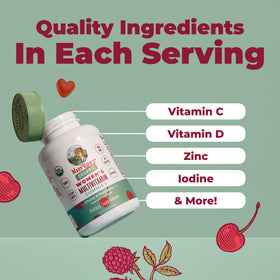 Gummies multivitamines bio MARYRUTH'S, vue de côté