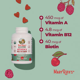 Gummies multivitamines bio MARYRUTH'S, vue en lifestyle