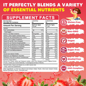 Gummies multivitamines calcium JIANKYTZ avec texture moelleuse