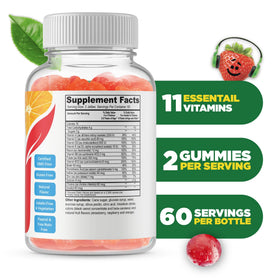 Gummies multivitamines Doctors Orders en forme de jellies fruitées