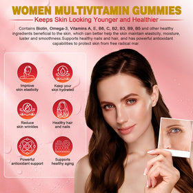 Gummies multivitamines EnvyCure, vue de côté montrant la texture