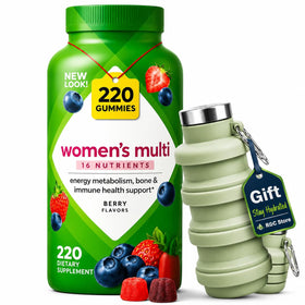 Gummies multivitamines femme R&C Store 220 pièces vue de face