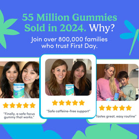 Gummies multivitamines FIRST DAY, format pratique