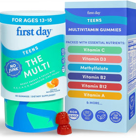 Gummies multivitamines FIRST DAY pour adolescents, boîte de 60 unités