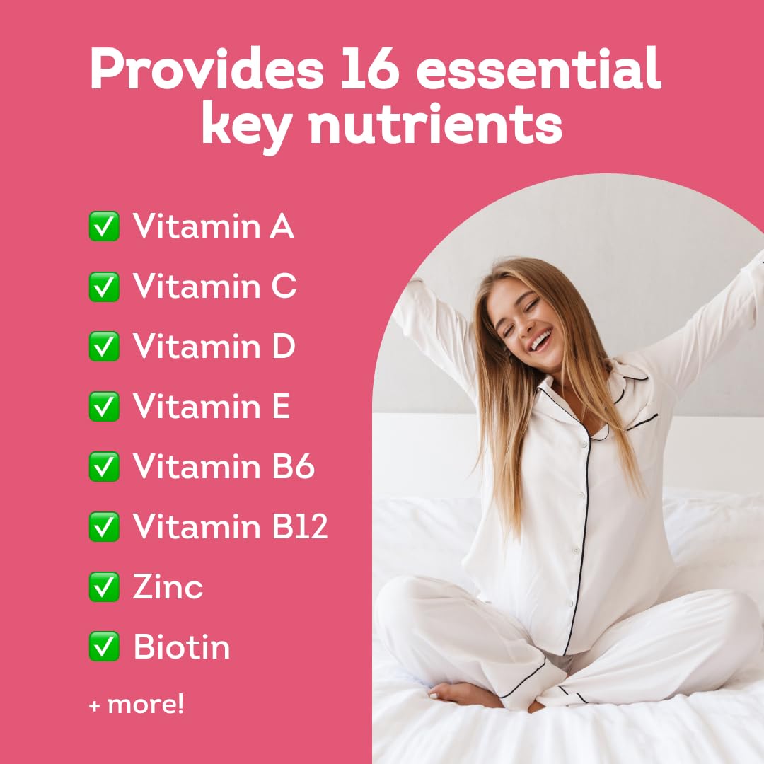 Gummies multivitamines Florawell sur une table en bois