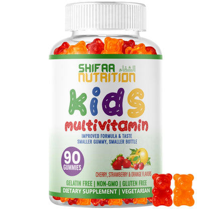 Gummies multivitamines Halal pour enfants SHIFAA NUTRITION en pot