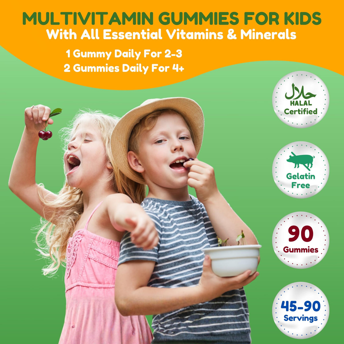 Gummies multivitamines Halal SHIFAA NUTRITION montrant la texture moelleuse
