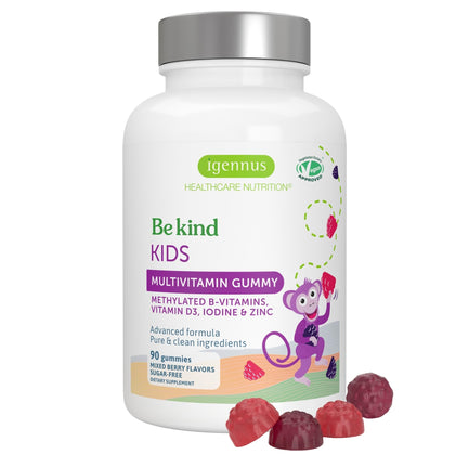 Gummies multivitaminés Igennus pour enfants, 90 gummies en pot