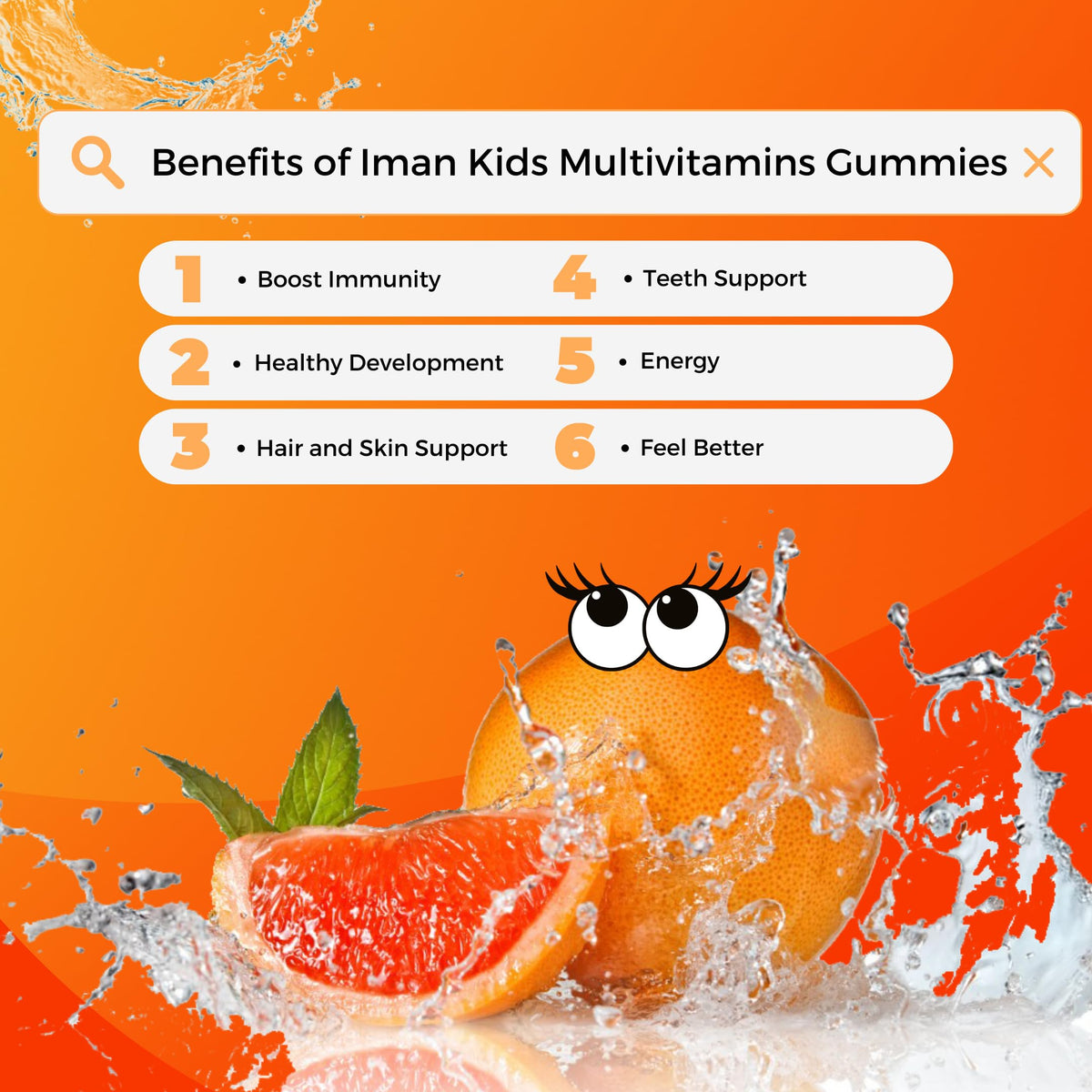 Gummies multivitamines Iman Vitamins, composition et informations nutritionnelles