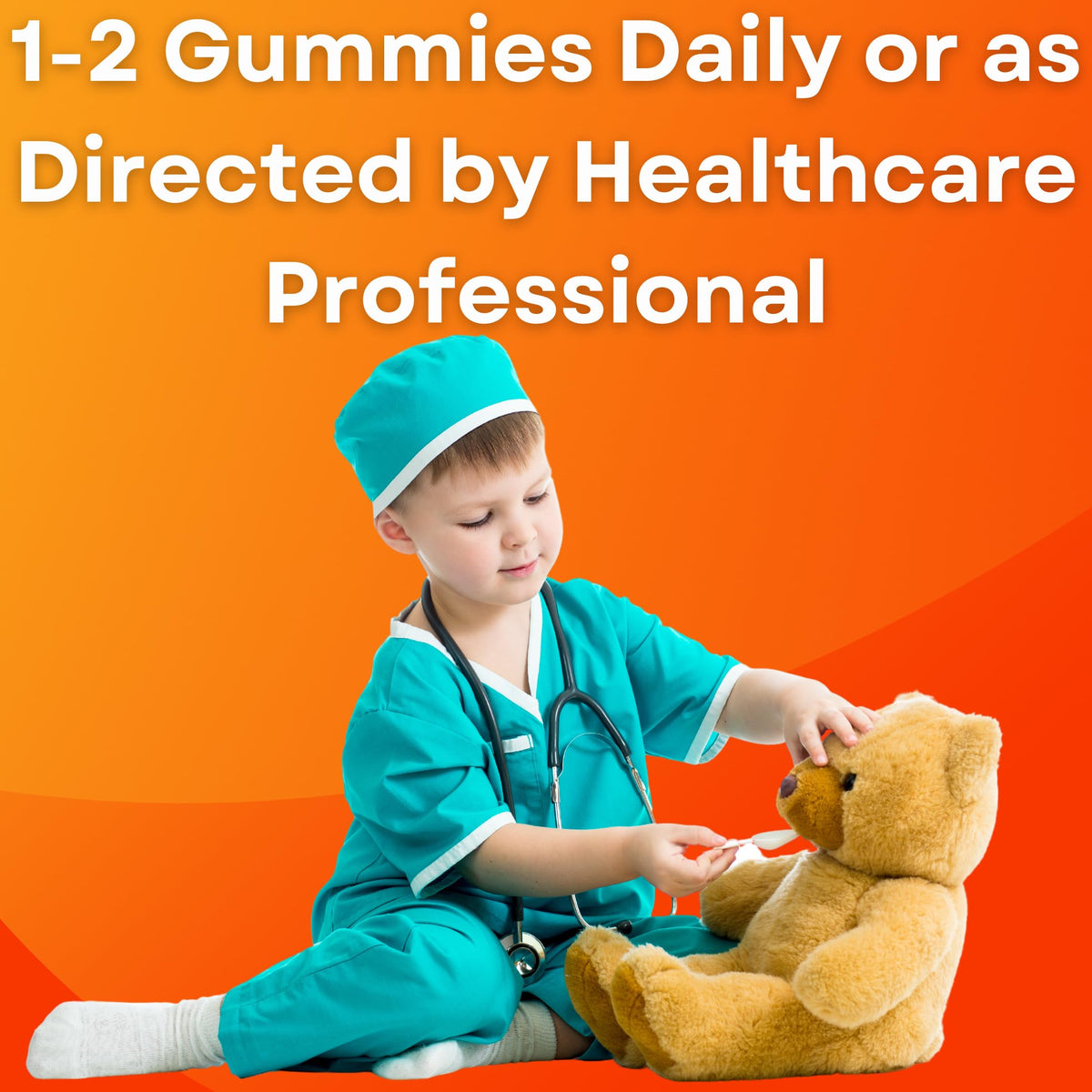 Gummies multivitamines Iman Vitamins, vue de près des gummies