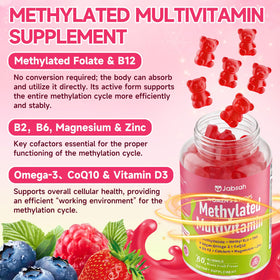Gummies multivitamines Jabsah avec fruits frais