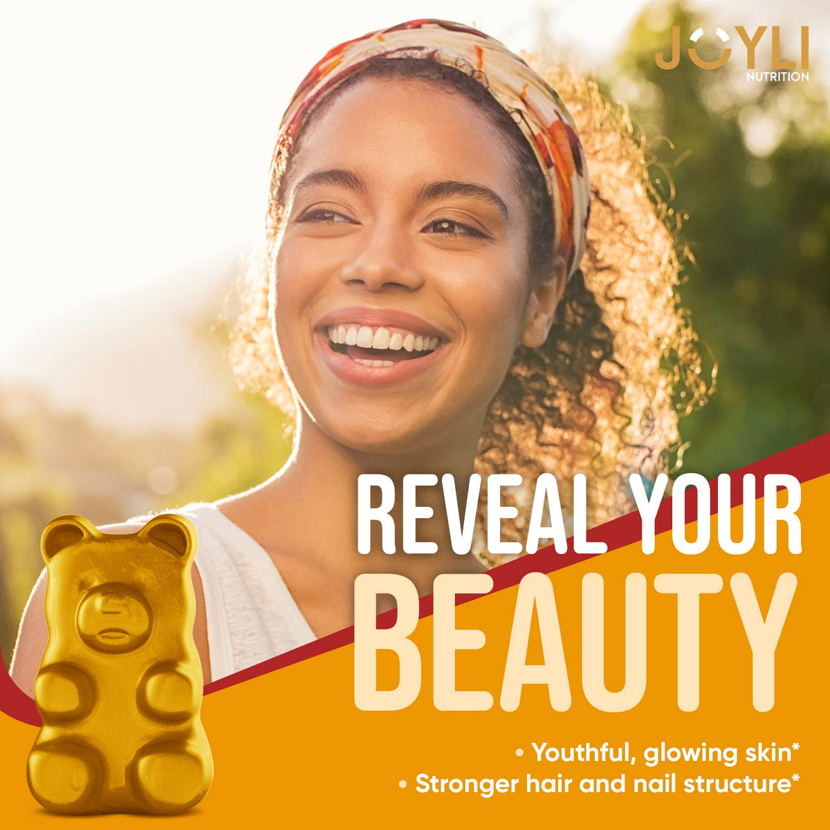 Gummies multivitamines JOYLI Nutrition avec étiquette visible