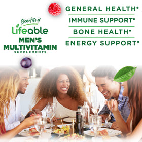 Gummies multivitamines Lifeable pour hommes, présentation des gummies