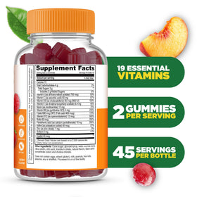 Gummies multivitamines Lifeable pour hommes, vue de près