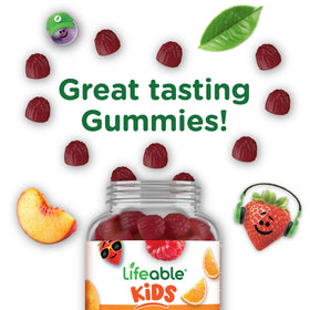 Gummies Multivitamines Lifeable, zoom sur les détails de la texture