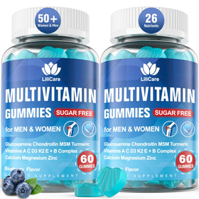 Gummies multivitamines LILICARE 120 unités, vue de face