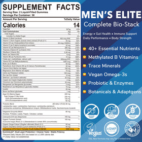 Gummies multivitamines LILICARE avec Omega 3, texture juteuse