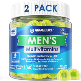 Gummies multivitamines LILICARE pour hommes, 120 unités, vue de face