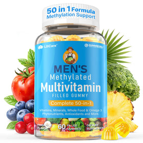 Gummies multivitaminés LILICARE pour hommes, vue de face