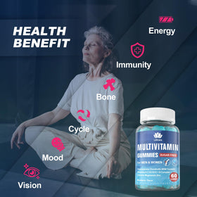 Gummies multivitamines LILICARE, vue de dessus