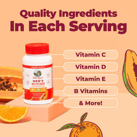 Gummies multivitamines MARYRUTH'S dans une main, prêt à être consommé