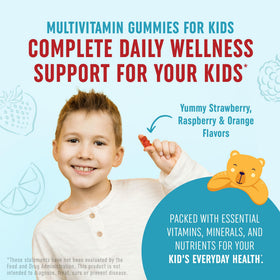 Gummies Multivitamines MAV NUTRITION en forme d'ours, mélange de fruits