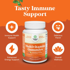 Gummies multivitamines Natures Craft avec vitamines A, B, C, D, E