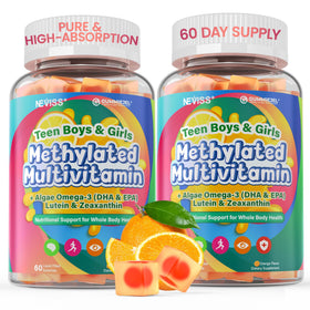 Gummies multivitamines NEVISS 23 en 1, vue de face avec emballage