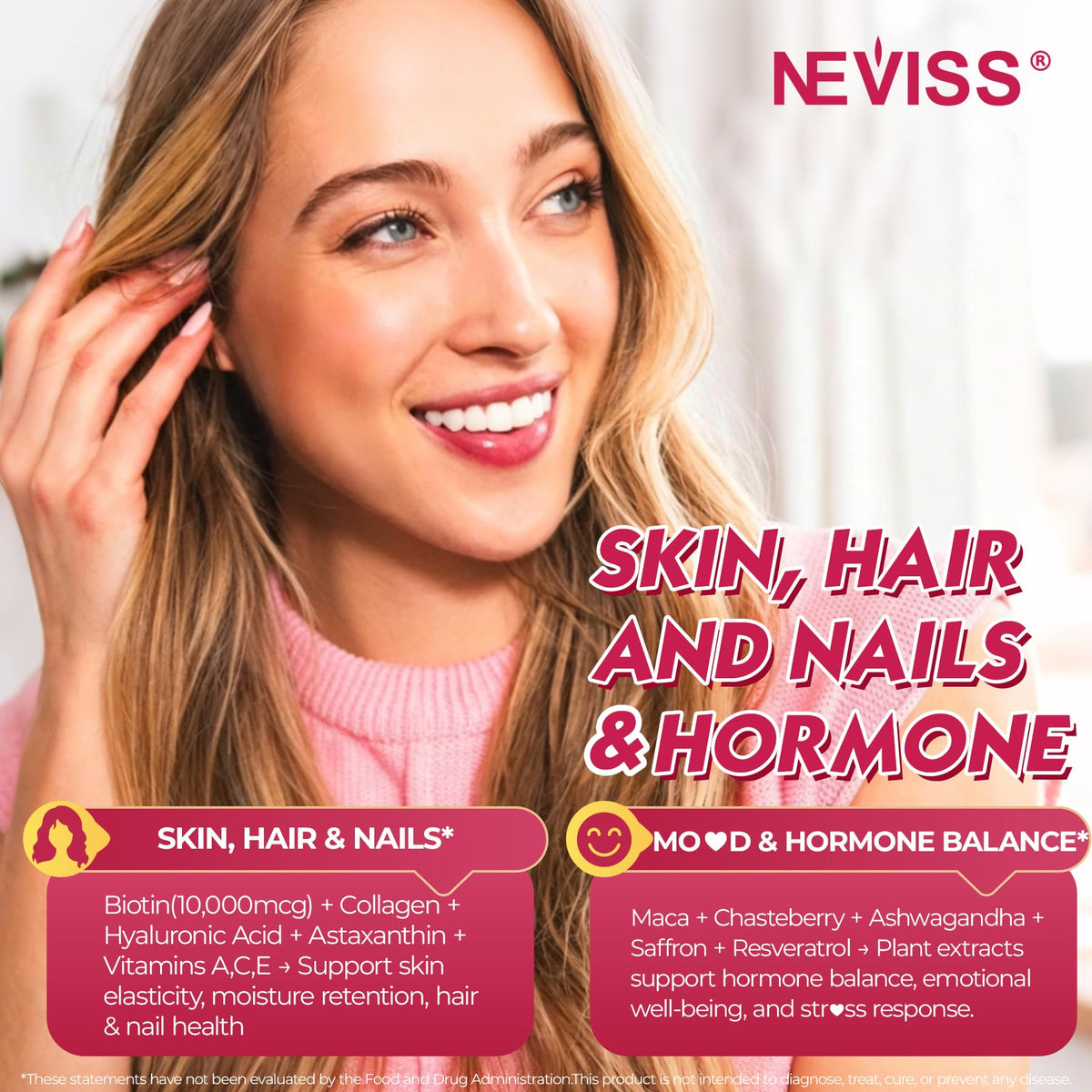 Gummies multivitamines NEVISS, prise en main