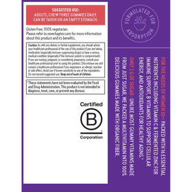 Gummies multivitamines New Chapter Femme 50+ ouvertes