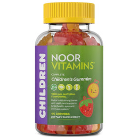 Gummies multivitaminés Noor Vitamins pour enfants, boîte de 90 unités