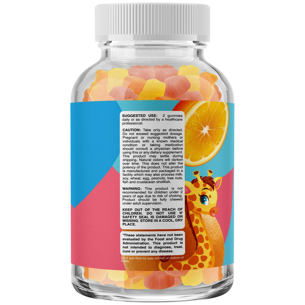 Gummies multivitamines Phytoral pour enfants, vue de face