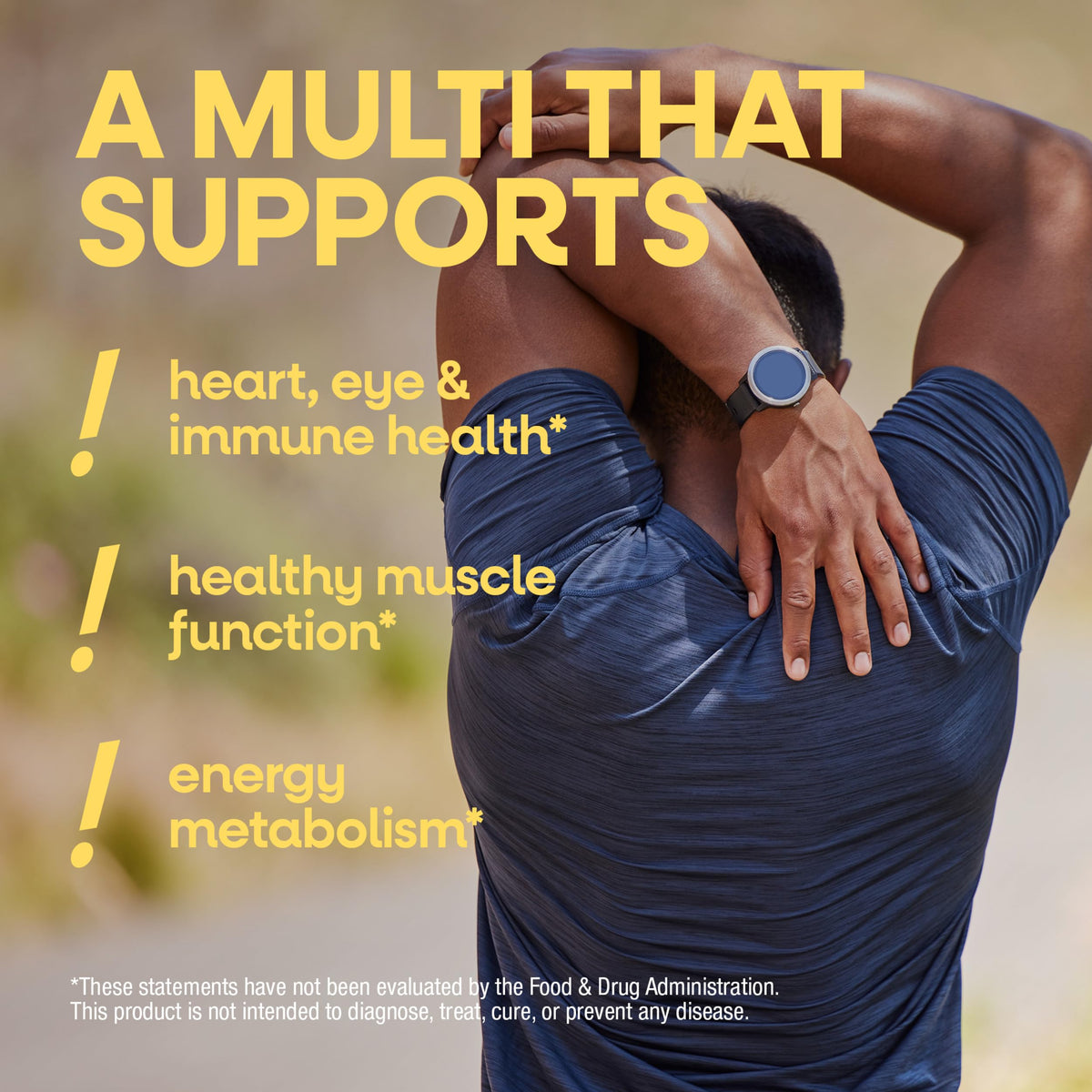 Gummies Multivitamines pour Hommes Nature's Way, détails de l'emballage