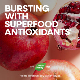 Gummies Multivitamines pour Hommes Nature's Way, gummies sur une table