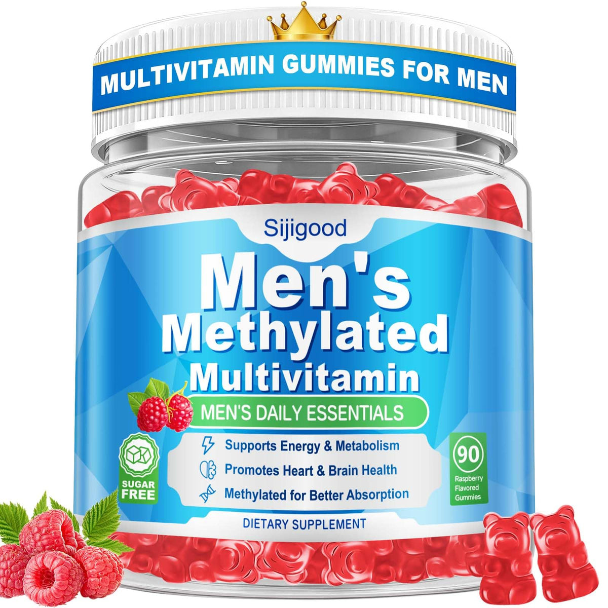 Gummies multivitamines Sijigood 90 pièces vue de face