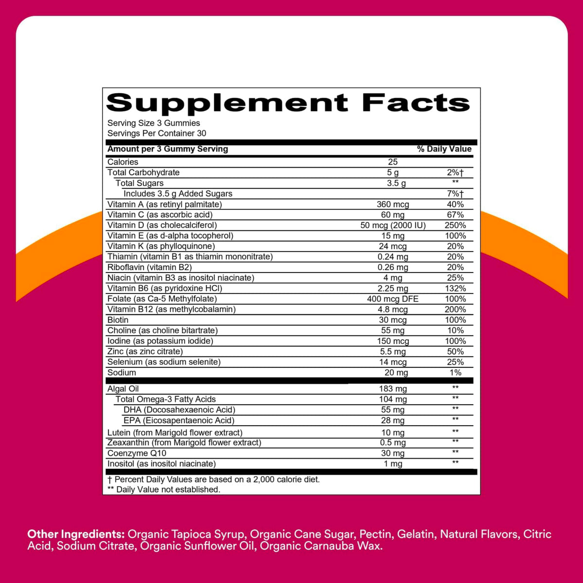 Gummies Multivitamines SmartyPants Femmes 50+ et emballage recyclable
