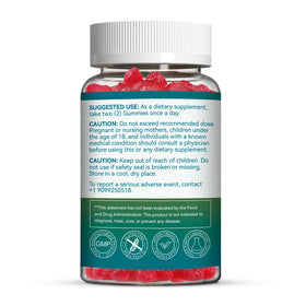 Gummies Multivitamines SmildeHeal avec étiquette nutritionnelle