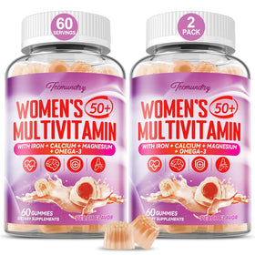 Gummies multivitamines Tcemundry pour femmes 50+ vue de face