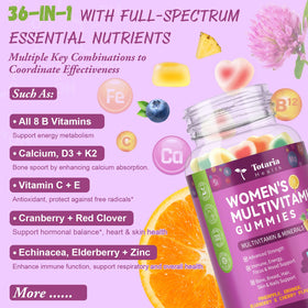 Gummies multivitamines Totaria, saveur myrtille
