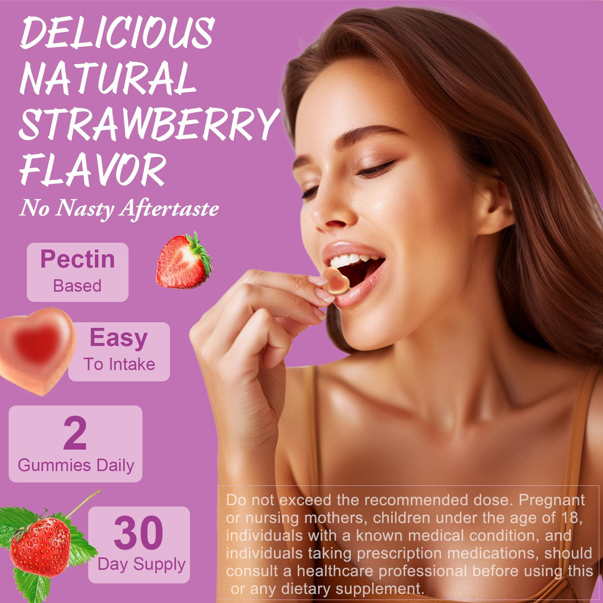 Gummies multivitamines Totaria, vue de côté pour montrer la texture