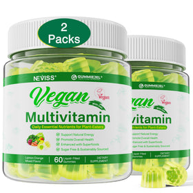 Gummies multivitamines végétaliennes NEVISS paquet avant