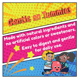 Gummies multivitamines Vitastars, vue de côté