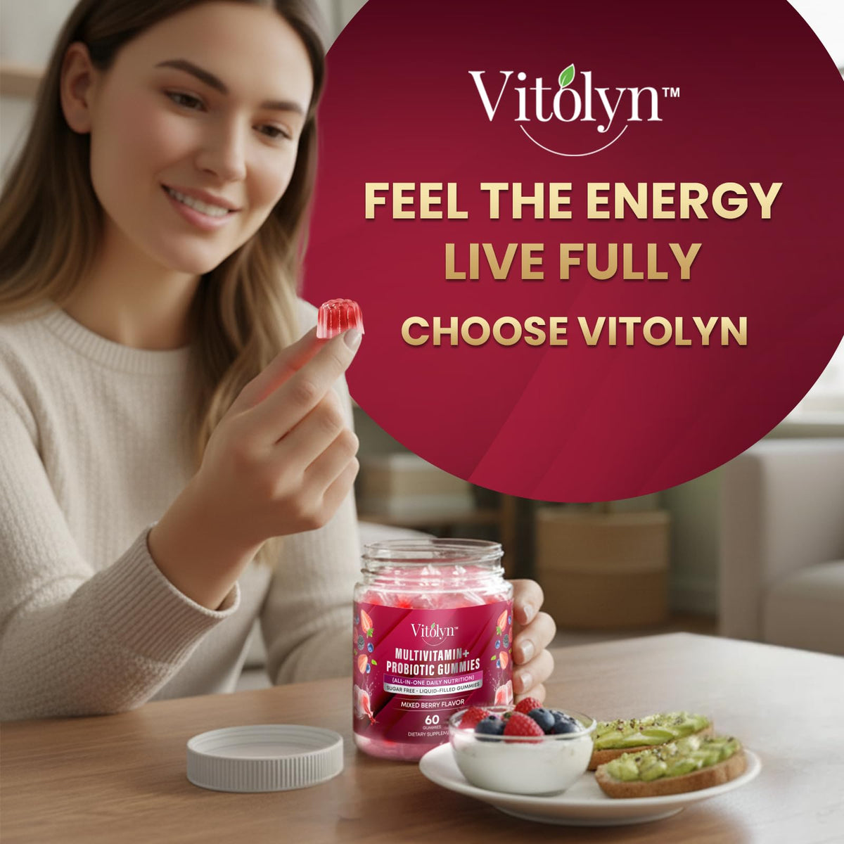 Gummies multivitamines vitolyn ouvertes