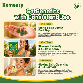 Gummies multivitamines Xemenry dans une main